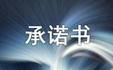 无安全事故承诺书7篇