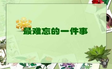 作文难忘假期作文参考7篇