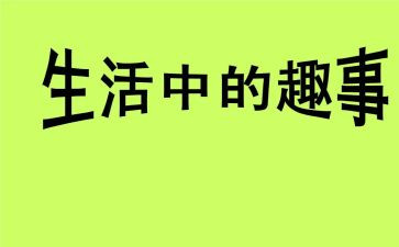 小学家庭趣事作文5篇