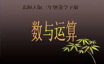 数与运算的教学反思模板7篇