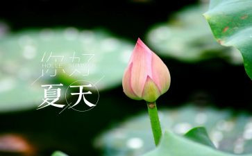 以夏天为题作文8篇